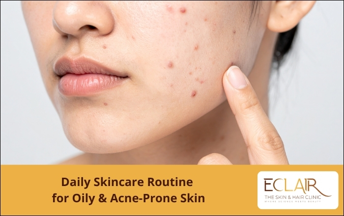 Daily skin care routine